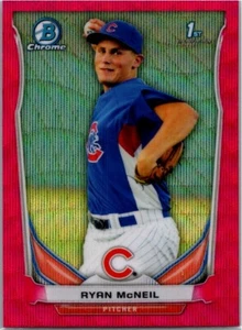 Bowman Chrome #BCP59 2014 Ryan McNeil Prospects refractores de onda rosa #/65 #/250 - Imagen 1 de 2