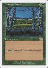Tranquil Grove 6th Edition NM Green Rare MAGIC THE GATHERING MTG CARD ABUGames