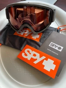 SPY+ CRUSHER ELITE SNOW GOGGLE IN MATTE GRAY / LL PERSIMMON NEW - Picture 1 of 3