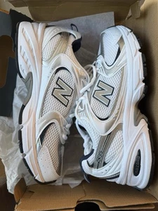 Size 7.5 Men's / Size 9 Women's New Balance 530 White Natural Indigo Sneakers - Picture 1 of 18