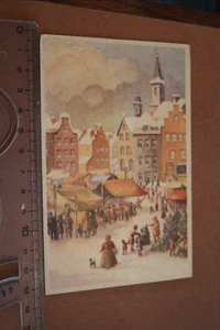 tolle alte Weihnachtskarte vom Verein ehemaliger Mecklenburgis. Grenadiere 20er  - Picture 1 of 2