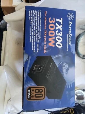 SilverStone 300W TFX 80 PLUS BRONZE Power Supply PSU SST-TX300 - Image 1 of 2