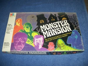 Rare Vintage 1981 Monster Mansion Board Game MB Universal Monsters 99% Complete - Picture 1 of 6