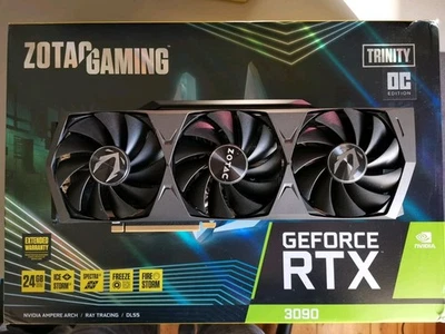 ZOTAC GAMING GeForce RTX 3090 Trinity OC 24Go GDDR6X Carte Graphique - Immagine 1 di 4