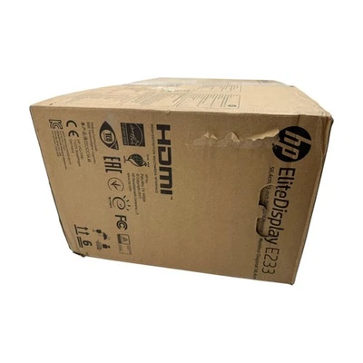 HP EliteDisplay E233 1920x1080, IPS, LED *Original Box*Excellent Condition - Image 1 of 4