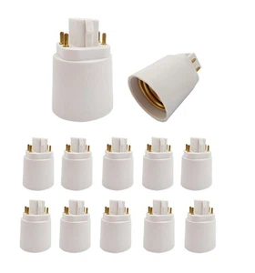 15-Pack 4P Gx24q to E26 Lamp Base Converter,15.5mm G24Q to E26/e27, Gx24q to ... - Picture 1 of 9