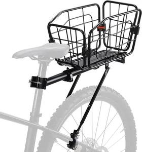 Fahrradträger hinten mit Korb, 165 LB Belastung - Bild 1 von 6