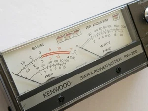 Nice KENWOOD Japan SW-200 Power & SWR Meter for HF Radio Transceceiver - Photo 1/24