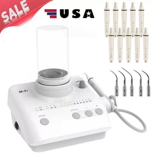 Escalador piezoeléctrico ultrasónico dental 2 botellas apto para Cavitron EMS + 10 * pieza de mano HW-3H - Imagen 1 de 17