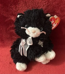 TY Cabaret the Cat Beanie Baby Plüschtier Kuscheltier Sammlerstück mit Etikett - Bild 1 von 12