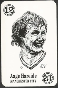 BERTCORD BIG LEAGUE 1982 - #12 - MANCHESTER CITY & NORWAY - AAGE HAREIDE - Bild 1 von 1