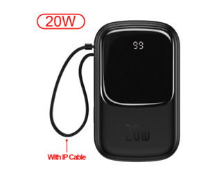 Mini Power Bank 10000mAh USB C PD 20W/22.5W Fast Charging For iPhone15 14 13 12