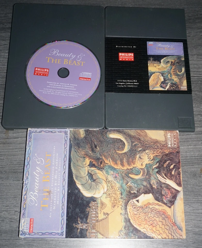 La Bella y la Bestia (Phillips CD-i) Completo con Funda Caja Larga  Foto 1 de 1