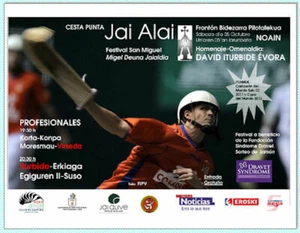 8 1/2 x 11" COLOR PRINT of a BEAUTIFUL JAI ALAI POSTER #3 - Picture 1 of 1