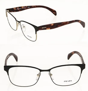PRADA Journal PR65RV Brown Havana Gold Eyeglasses Optical Unisex Frame 55 mm 65R - Picture 1 of 8