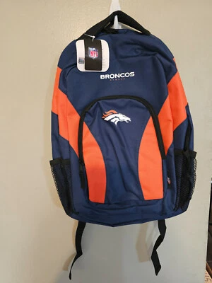 MOCHILA ESTILO NFL DE FÚTBOL AMERICANO DENVER BRONCOS NUEVA Foto 1 de 3