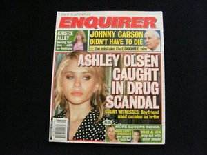 NATIONAL ENQUIRER magazine 2005 02 21 Ashley Olsen Johnny Carson Kirstie Alley - Picture 1 of 2