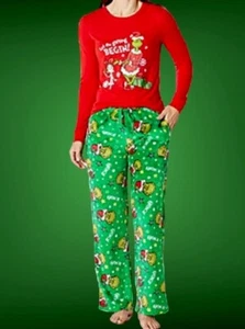 Conjunto de pijama para mujer Grinch Dr. Seuss talla grande regalo de vacaciones de Navidad - Imagen 1 de 2
