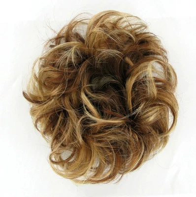 Cabello Scrunchie Chignon Marrón Cobre Destacados Clara Rubia Ref: 17/6bt27b Foto 1 de 2