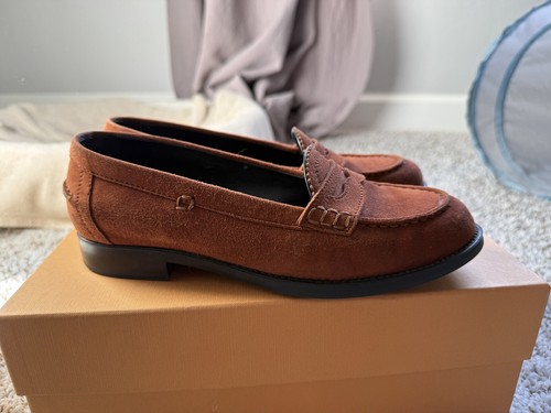 TOD’S TOD'S scarpe donna mocassino mocassino scamosciato marrone taglia 6