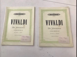 Edition Peters Vivaldi Die Jahreszeiten Concerto II and IV sheet music - Picture 1 of 3