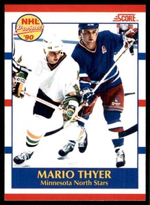 1990-91 Score Canadian Mario Thyer #382