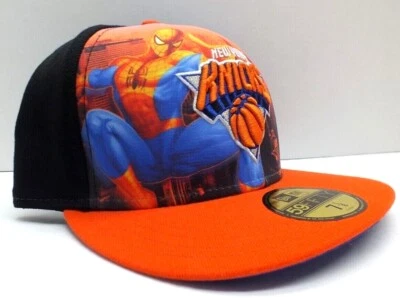 Spider-man Scape New York Knicks Hat Cap NBA Fitted New Era Brand New, Pick Size - Image 1 of 4