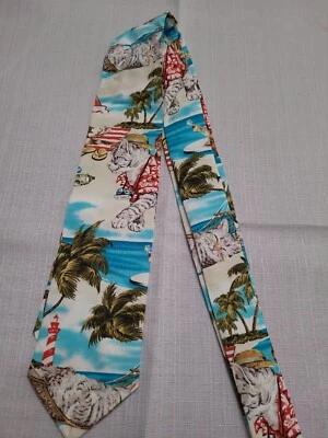 Corbata cuello gato vacaciones arco iris regalo para hombre nueva  Foto 1 de 4
