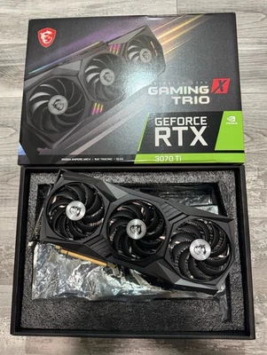 Tarjeta de gráficos MSI GeForce RTX 3070 Ti GAMING X TRIO 8 GB GDDR6X - Usada Foto 1 de 4