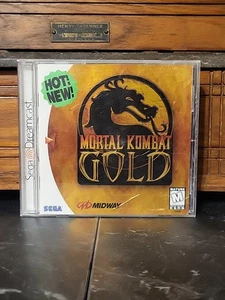 Mortal Kombat Gold (Sega Dreamcast, 1999) Complete With Manual - Picture 1 of 5