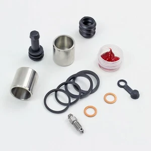 Brake Caliper Seal+Stainless Steel Piston Kit for 2003-08 Suzuki SV650 ABS Front - Picture 1 of 3