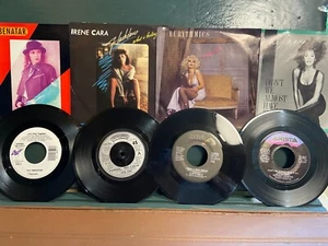 WHITNEY H OUSTON/ IRENE CARA/ + (LOT 4) 45rpm & Pict Slv N/M - Picture 1 of 3