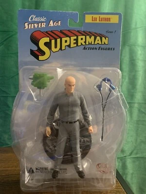 DC Direct Classic Silver Age Superman Series 1 LEX LUTHOR Action Figure NEW NOC - Image 1 of 4