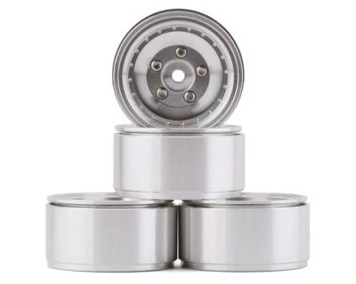 RC4WD Stocker 1.0" Beadlock Wheels (Silver) (4) [RC4ZW0275] - Image 1 of 4