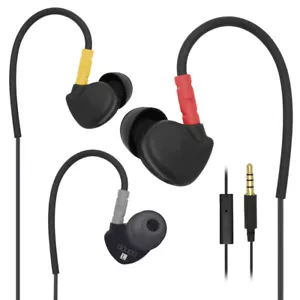 Sport Earphone Wired In-Ear Headset Microphone Headphones Earphones - Picture 1 of 16