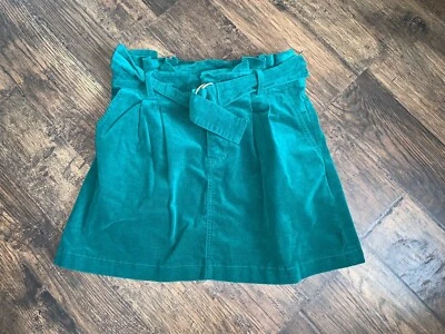 Minifalda FOREVER 21 verde pana con cinturón cincha  Foto 1 de 4