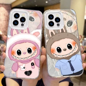 Labubu Cartoon Phone Case For iPhone 16 Pro Max Case 15 14 13 12 11 Pro Max Plus - Picture 1 of 5
