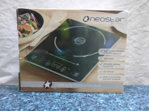 Neostar Ceramic Induction Hob slim line Heater Cooker Kitchen Black 2000W - Picture 1 of 12