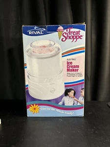 Rival Ice Cream Maker Parts , Works Gourmet Creamery  In Box & Book Missing Tub - Picture 1 of 10