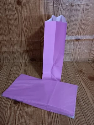 SKU110-(25 Rosa) Papel Sello Fiesta Regalo, Favor, Bolsas de Regalos. Interior Blanco Foto 1 de 2