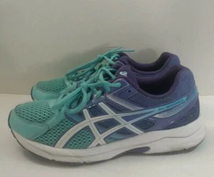 Asics Gel Contend 3 Women's Blue Purple Running Sneakers Shoes T5F9N Size US 9 - Picture 1 of 11