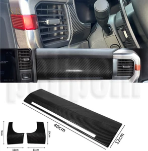 For Ford F-150 Raptor Dry Carbon Fiber Co-pilot Instrument Panel Trim 2022-2026 - Bild 1 von 14