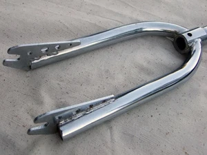 NOS 1970's Original Freestyle BMX Bike Front Fork, Chrome, 16 inch - Picture 1 of 7