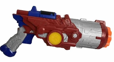 Pistola de juguete Nerf Cyber Blaster Transformers Optimus Prime Sound Light Hasbro 2011 Foto 1 de 4
