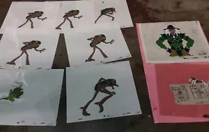 Bravestarr Animation Cels mit Skizzen bemalte Kunst BS-1 komplette Datei Posten 34 Teile - Bild 1 von 7