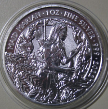 England 2 Pounds 2022 Silver 1oz ST-BU #F6310 Myths and Legends Maid Marian