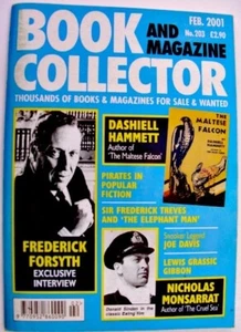 BOOK & MAGAZINE COLLECTOR Feb 2001 203 Dashiell Hammett Frederick Forsyth Treves - Picture 1 of 3
