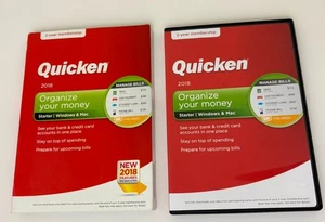 Quicken Organize Your Money 2018 Starter Version Windows Mac + Product Key Code - Picture 1 of 10