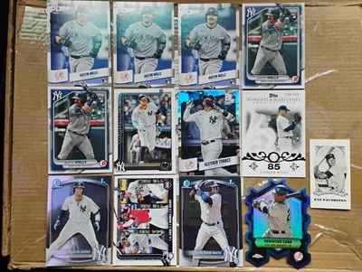 Raro NY Yankees Refrator SR#D Paralelo Die-Cut 1º Lote de Inserção RC Aaron Judge + - Imagem 1 de 4