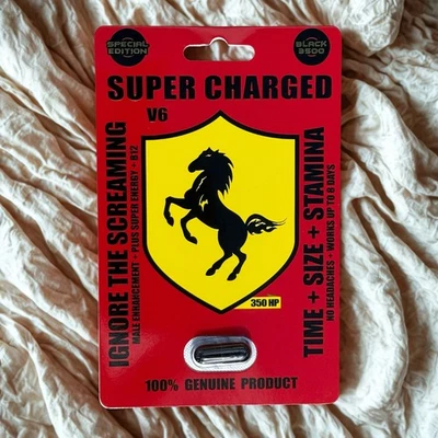 Paquete de 95 suplementos de vitalidad y excitación Super Charged 3500 para hombre + muestras gratis Foto 1 de 3